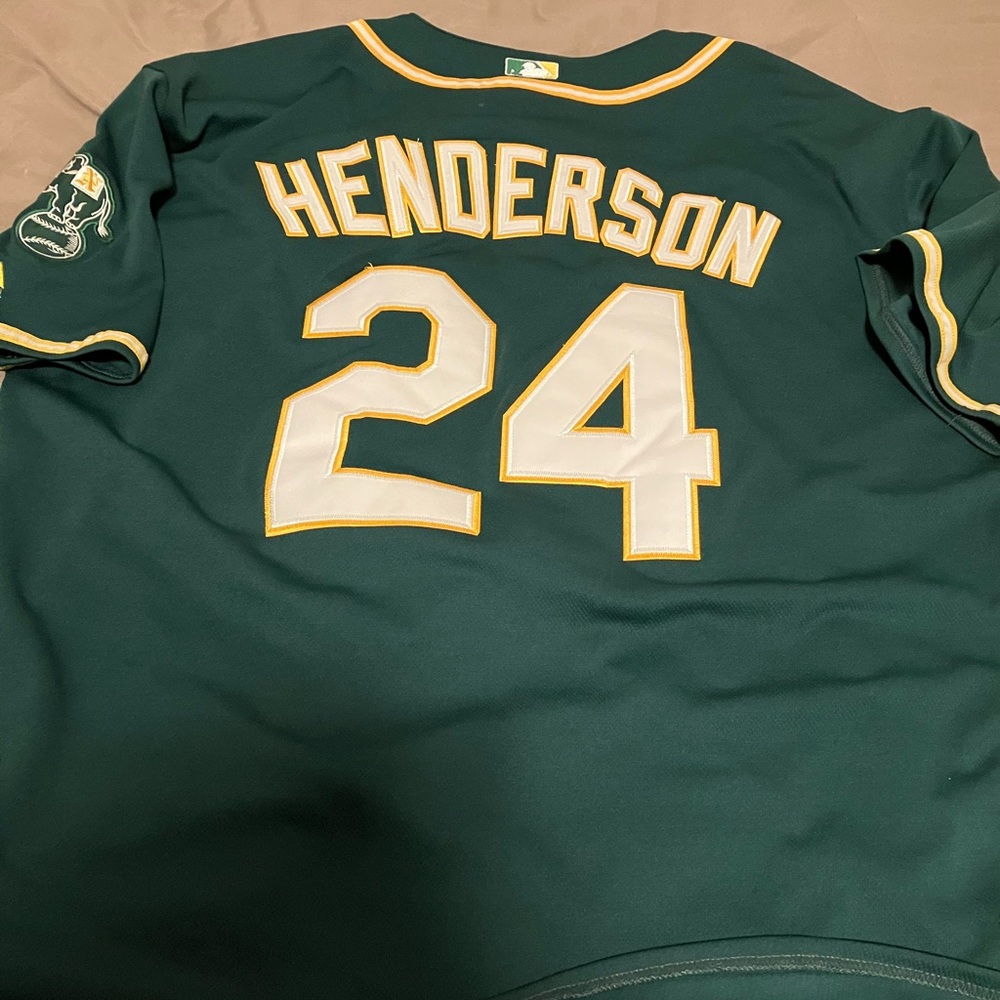 Oakland As Ricky Henderson jersey